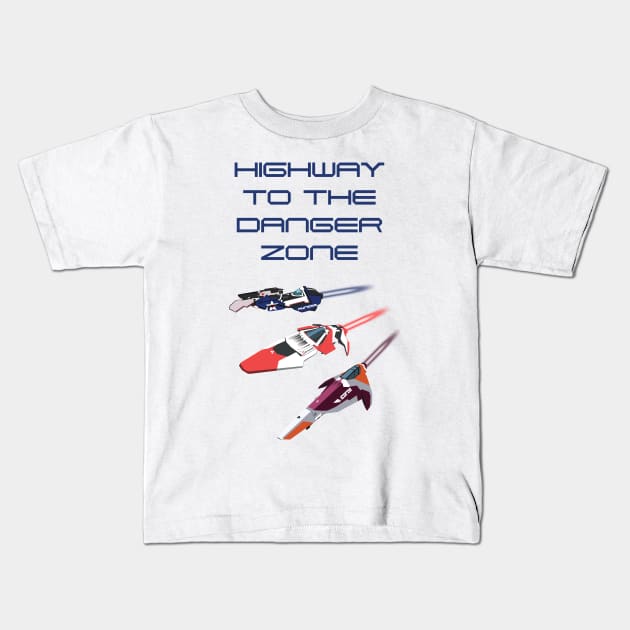 Wipeout to the Danger Zone Kids T-Shirt by jays2kings